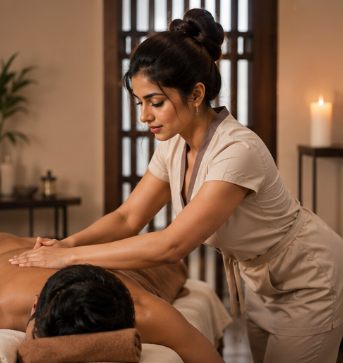 Stone therapy room